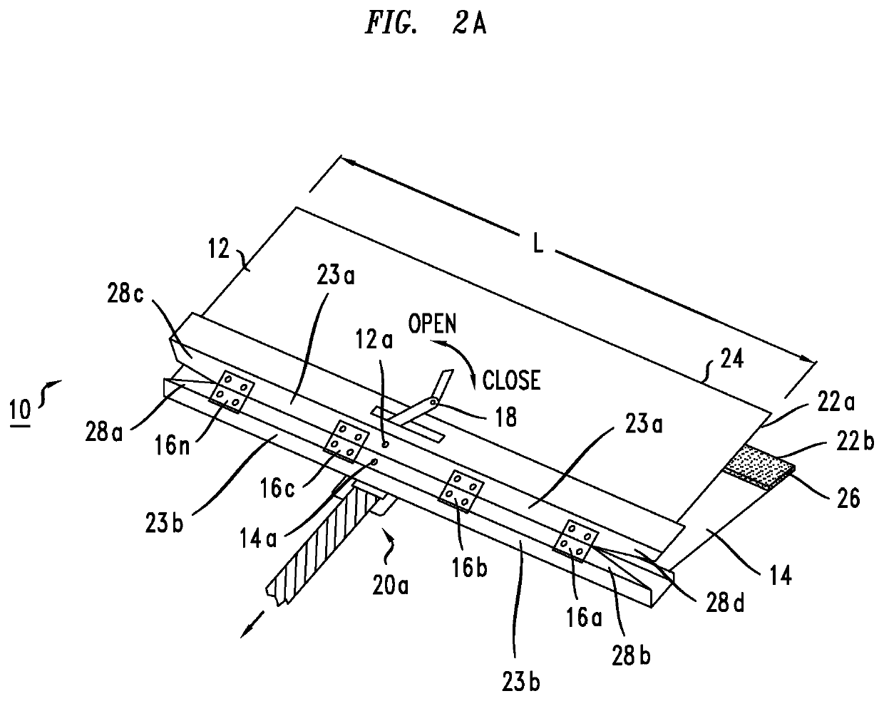 Devices and related methods for maintaining woven material in fixed orientation