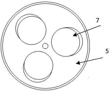 Multi-sound-spot coinciding ultrasound device for curing joint diseases