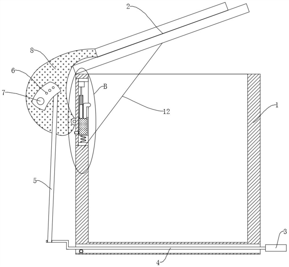 Indoor flame-proof garbage can for industrial production