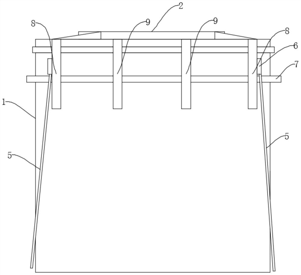 Indoor flame-proof garbage can for industrial production