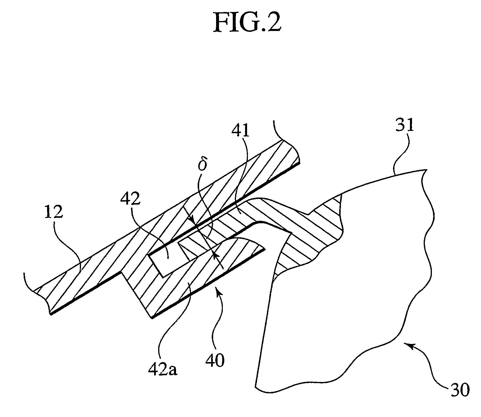 Headlamp mounting structure for automobile