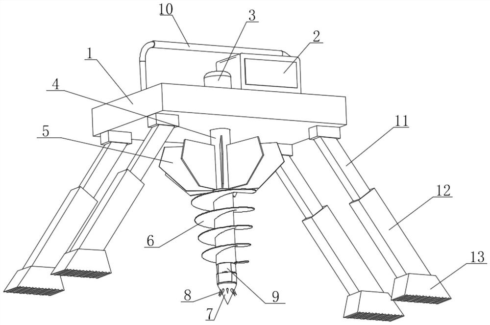 Geothermal detection device for geological exploration