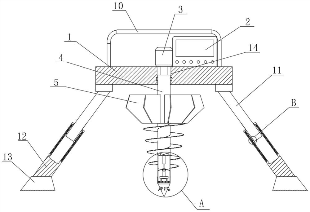 Geothermal detection device for geological exploration