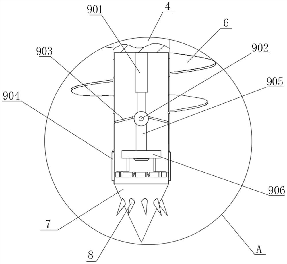 Geothermal detection device for geological exploration