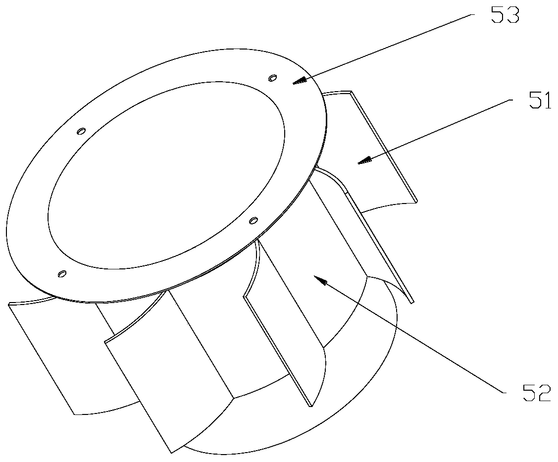 Gas-liquid separation device for de-foaming gas