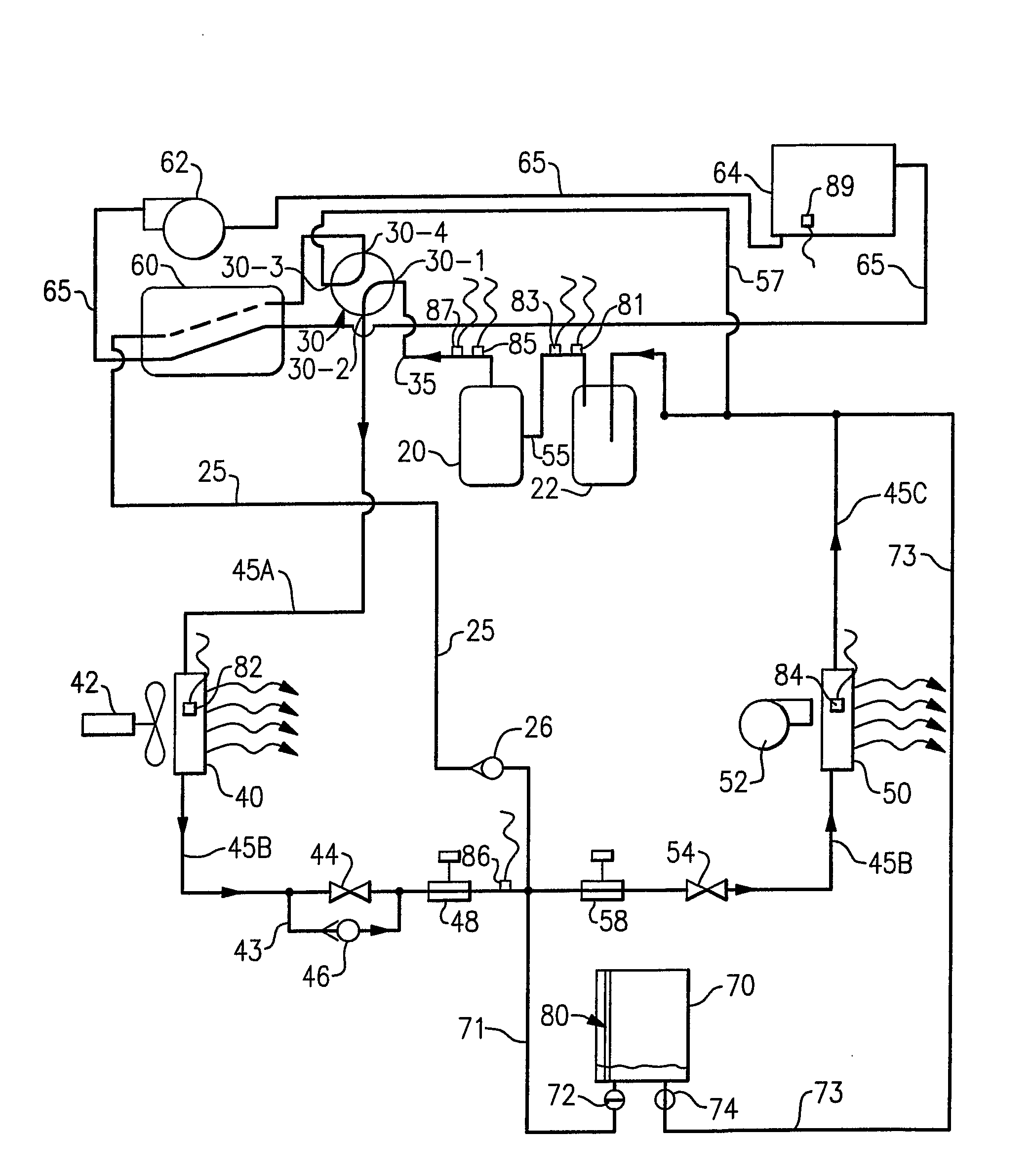 Refrigerant System With Water Heating