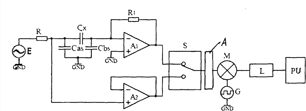 Micro capacitance measurement method and special device