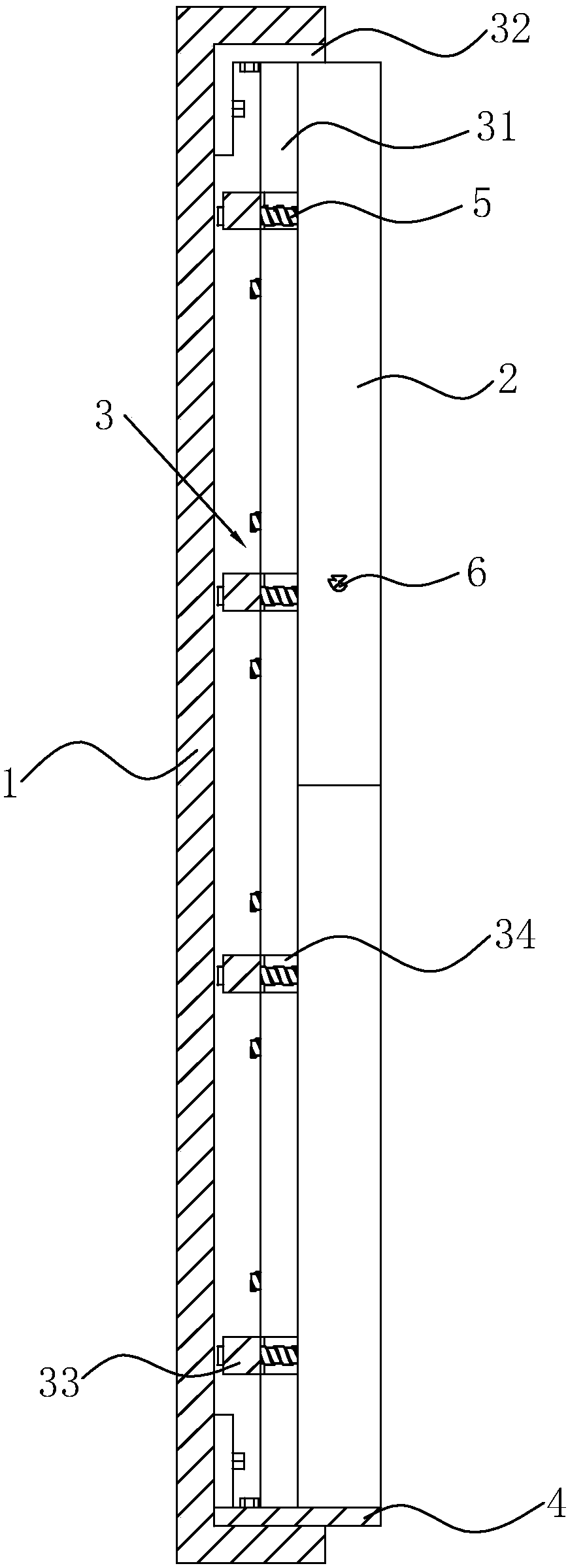 Large carved stone curtain wall mounting method