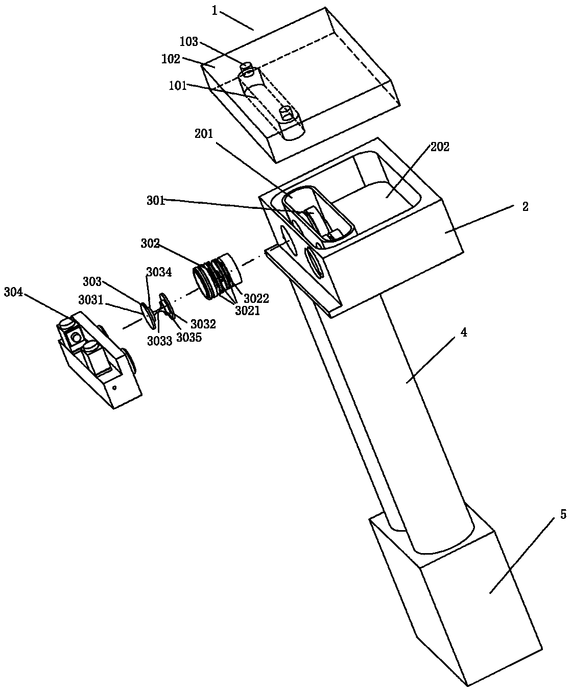 Molecular sieve gas circuit control device and oxygenerator