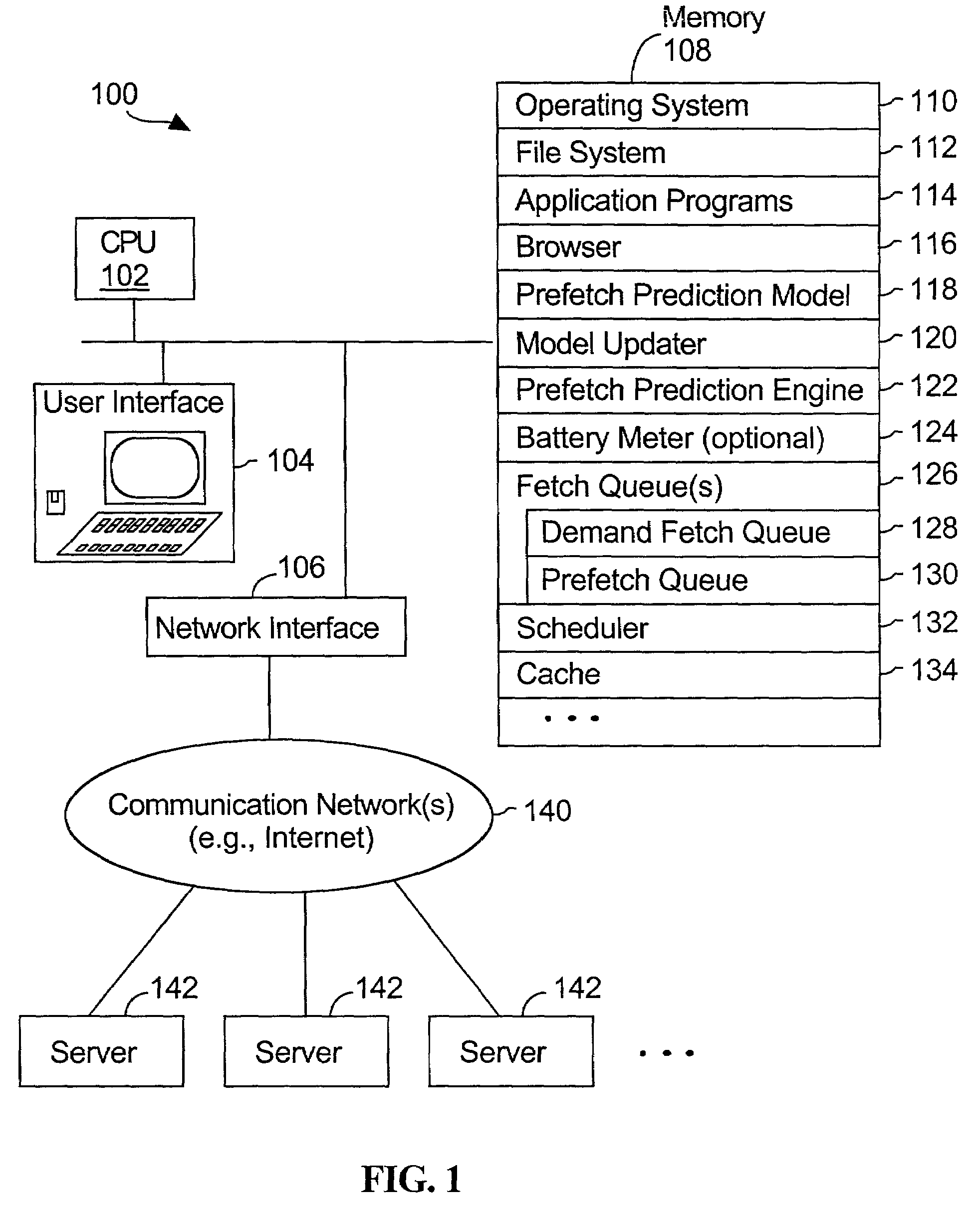 System and method for energy efficient data prefetching