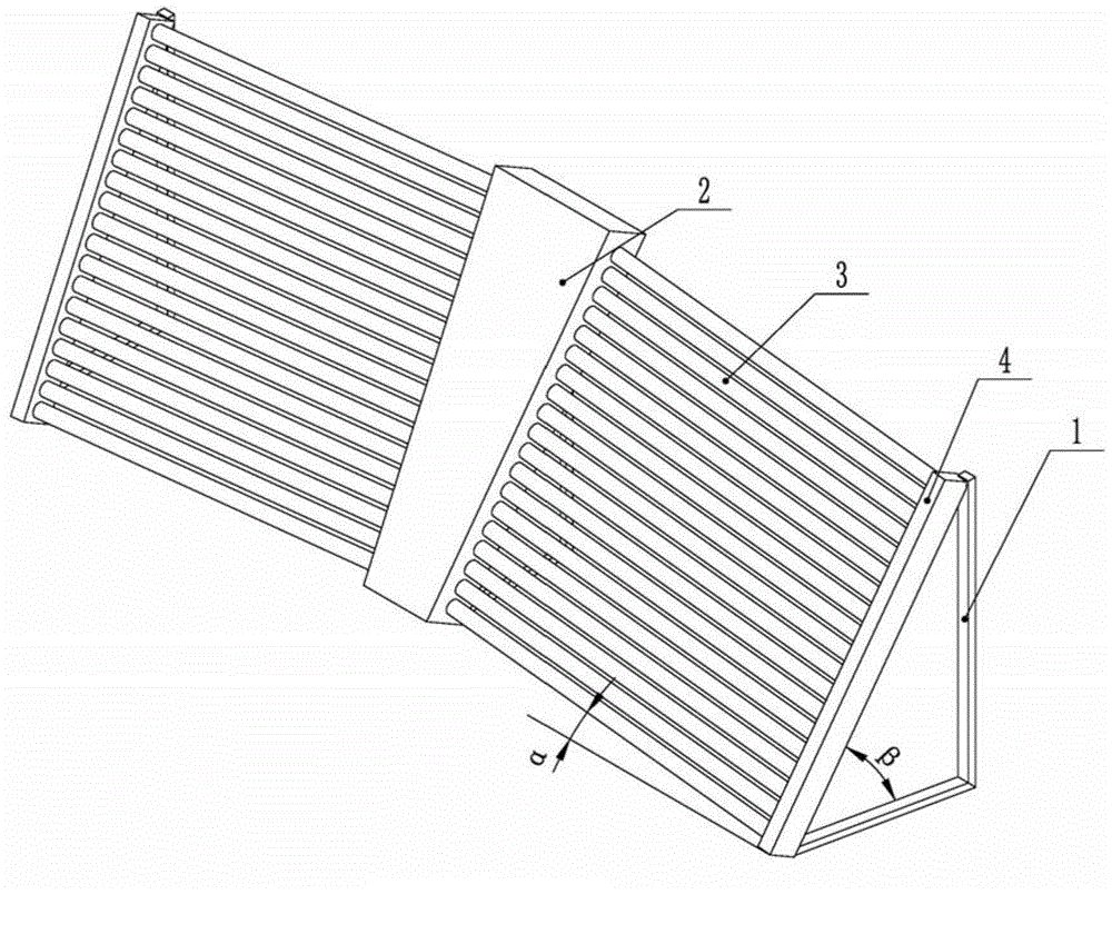 Full-glass vacuum pipe solar water heater for heating