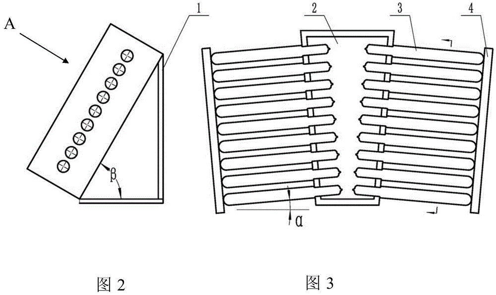 Full-glass vacuum pipe solar water heater for heating