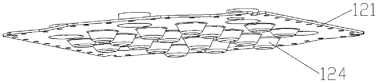 Radiator with folding fins and preparation method of radiator