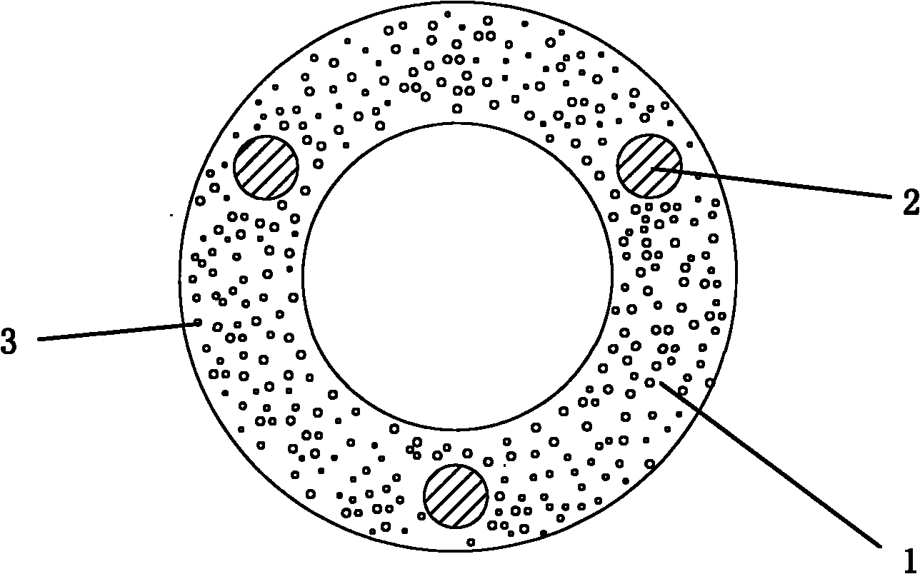 Composite hollow fiber membrane and preparation method thereof