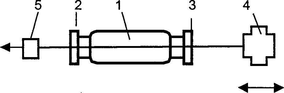 Frequency-dividing self-mixing feedback-type non-contact He-Ne laser micrometer