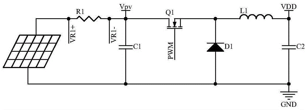 A self-powered solar controller