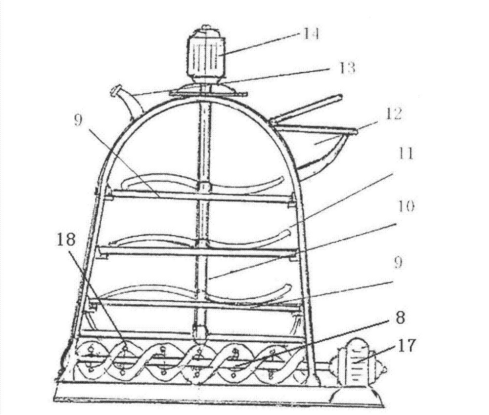 Apparatus and process for producing biological energy source by household organic waste and sludge