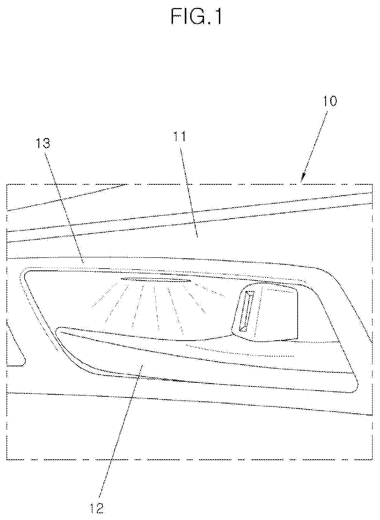 Sterilizable lamp assembly of vehicle and sterilization method using the same