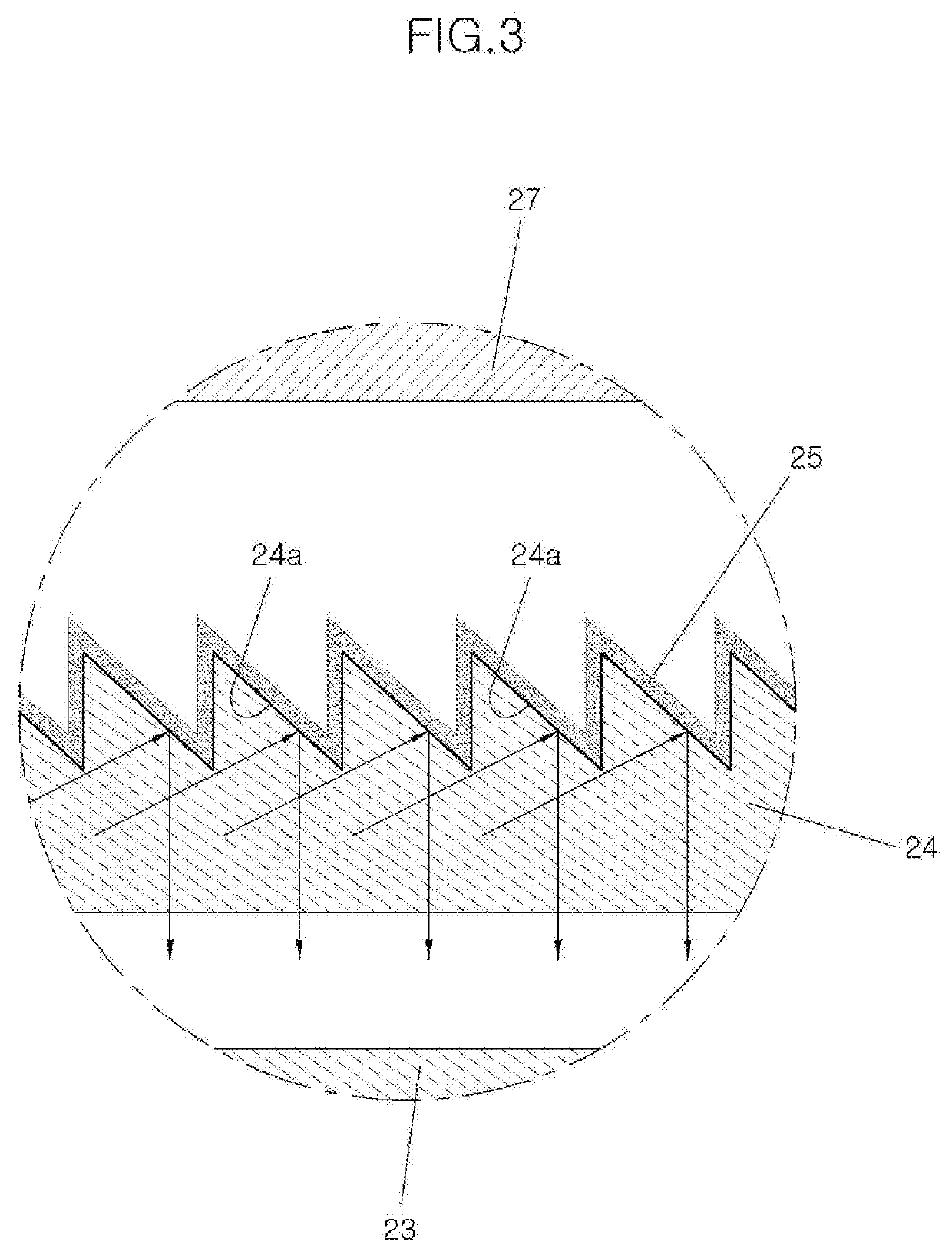 Sterilizable lamp assembly of vehicle and sterilization method using the same