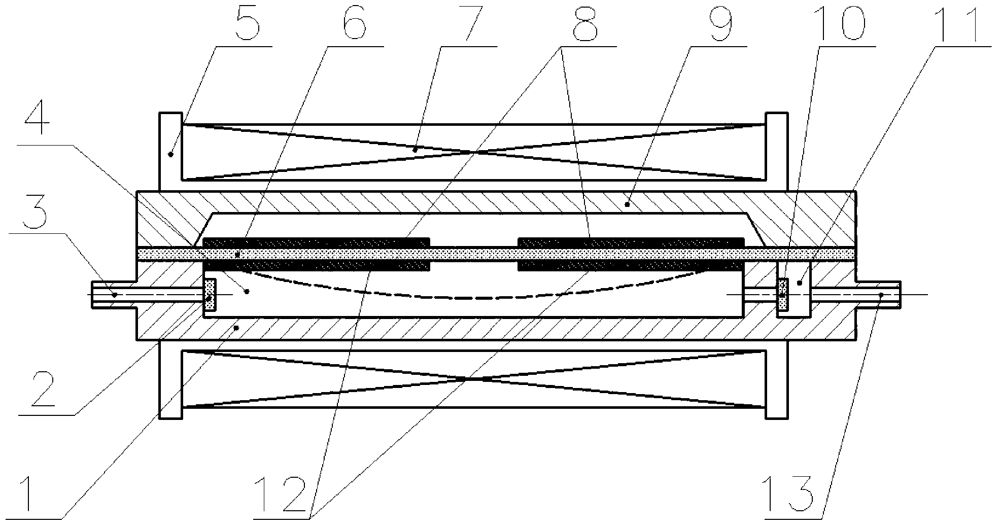 Micro-pump based on super-magnetostrictive film driver