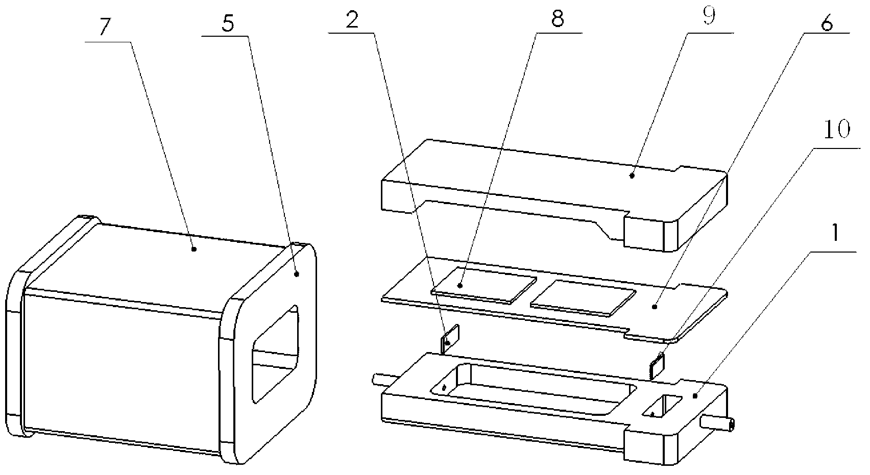 Micro-pump based on super-magnetostrictive film driver