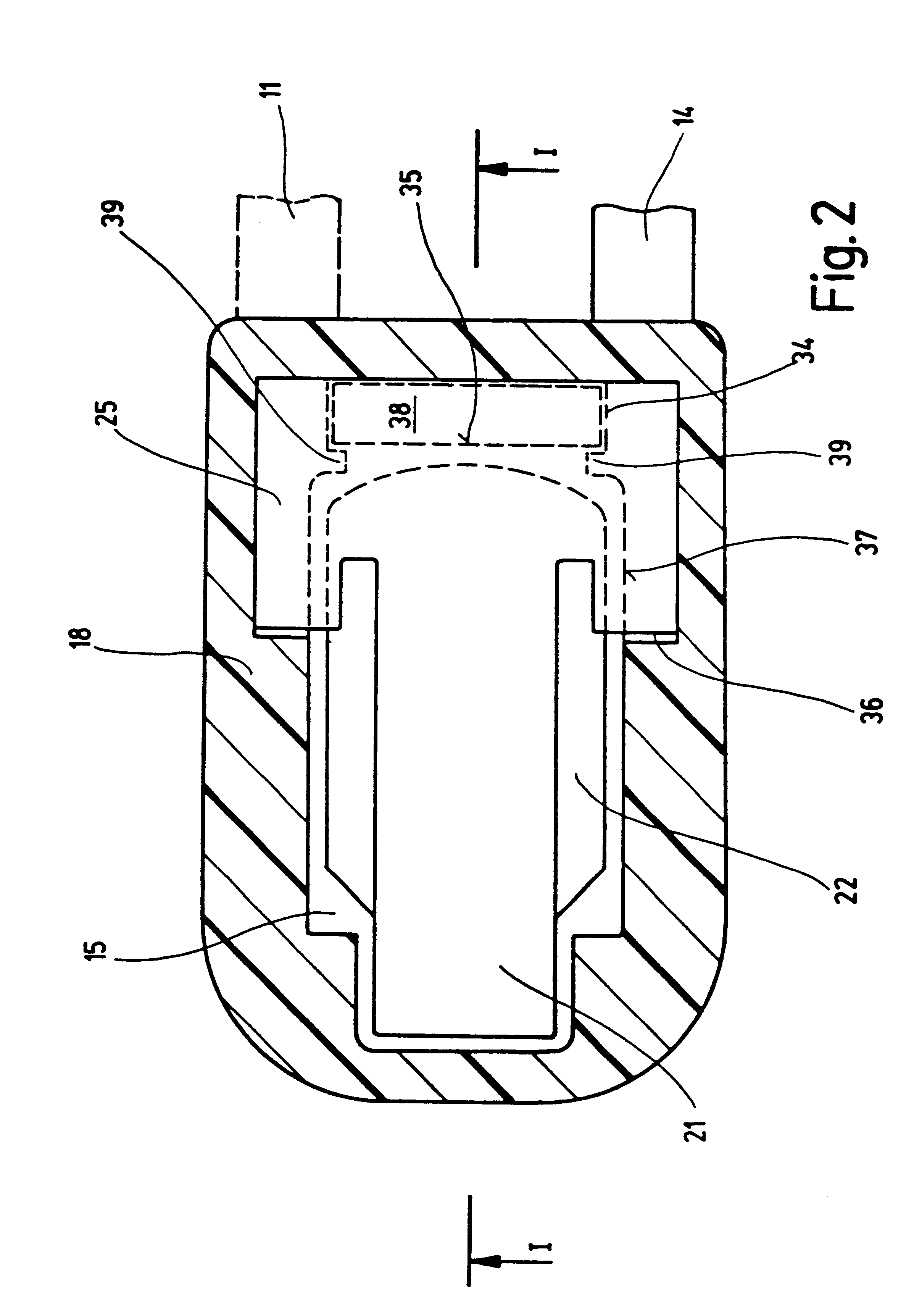 Switch having an insulating support