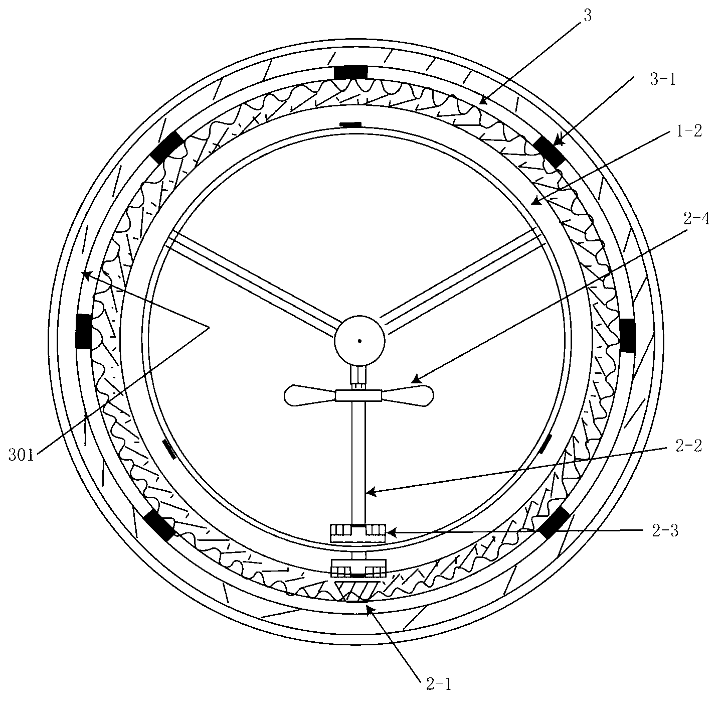 OLED (organic light-emitting diode) coating machine with dual-rotation mechanism