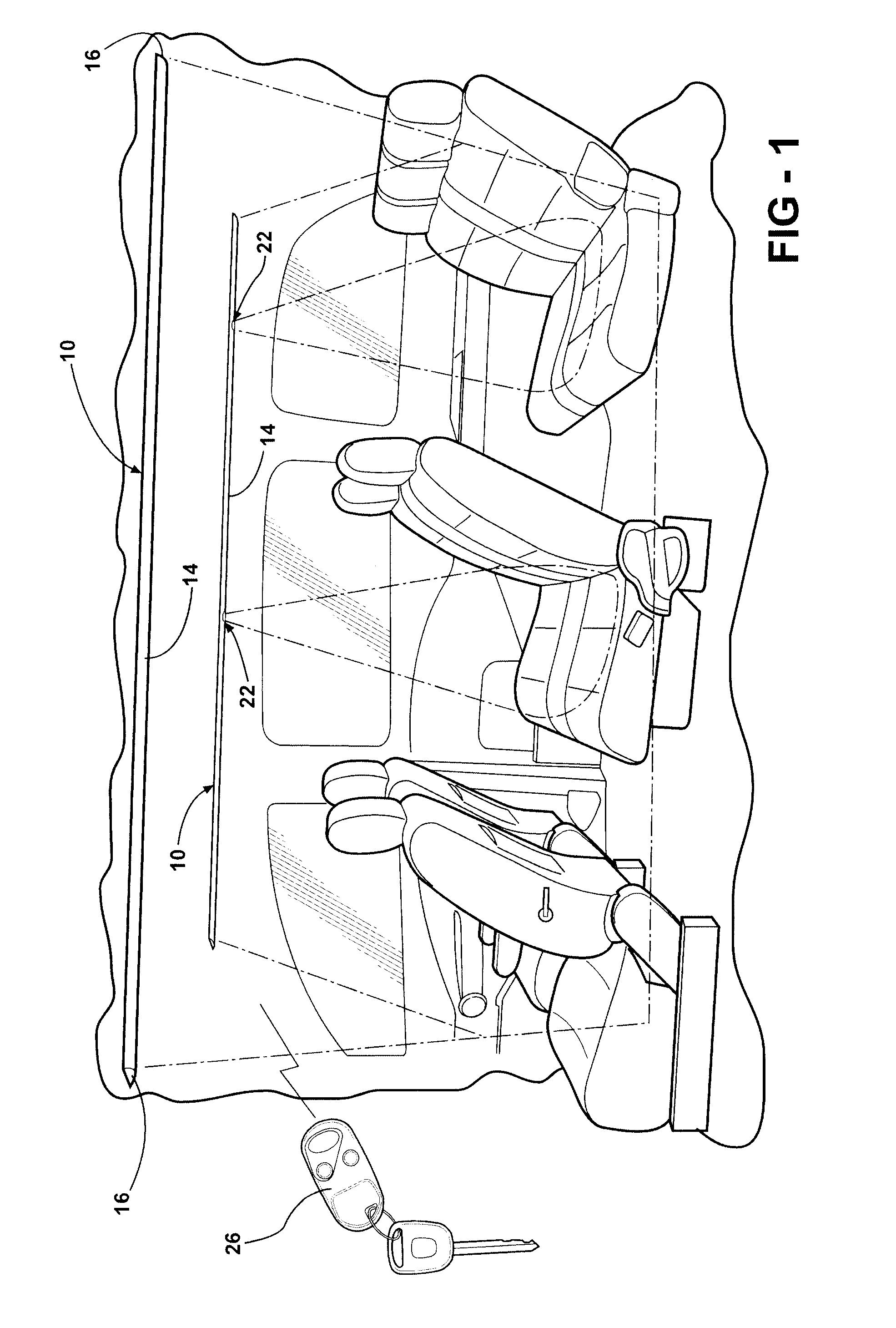 Transitional lighting system for vehicle interior