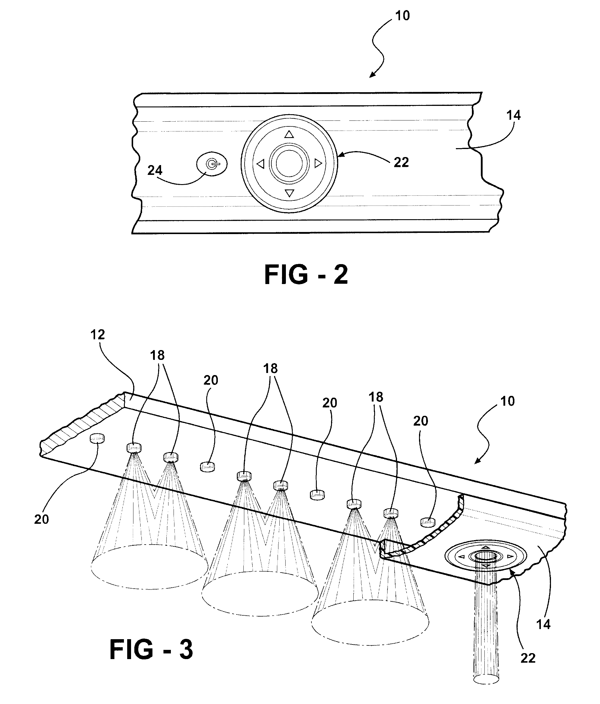 Transitional lighting system for vehicle interior