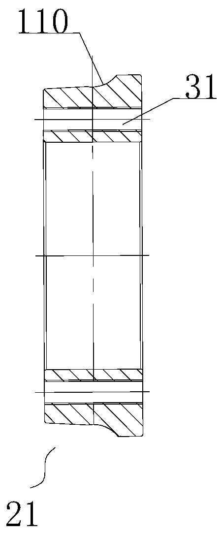 Assembling method of combined bearing