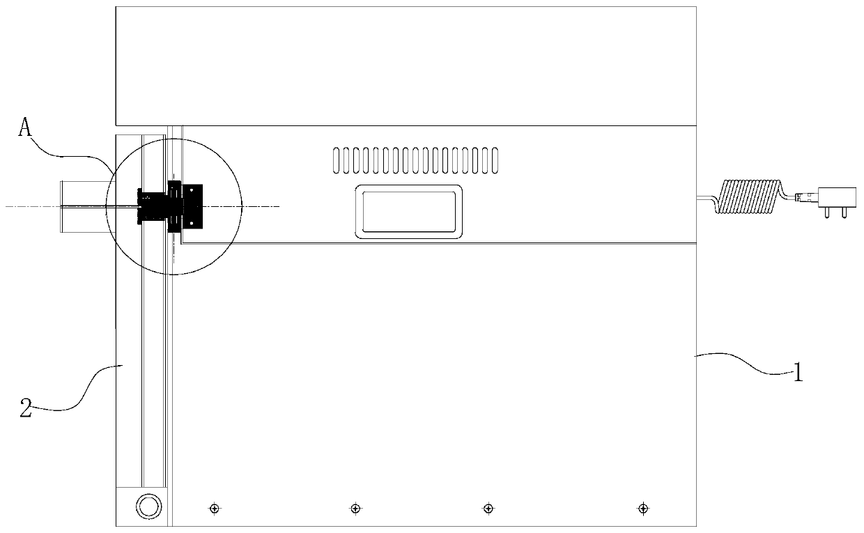 Door body switch structure for cooking device and cooking device