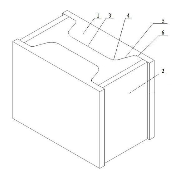 Water cooling channel for large beam blank continuous casting crystallizer