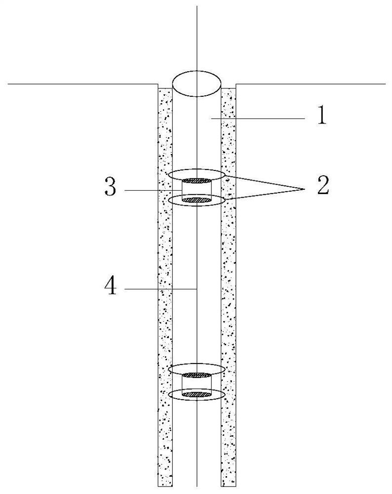 Automatic layered settlement meter