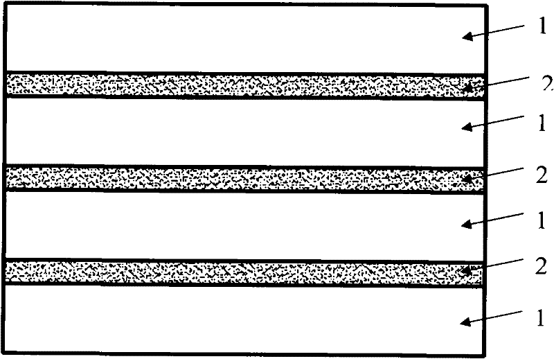 Anti-bonding copper infiltration powder and preparation method thereof