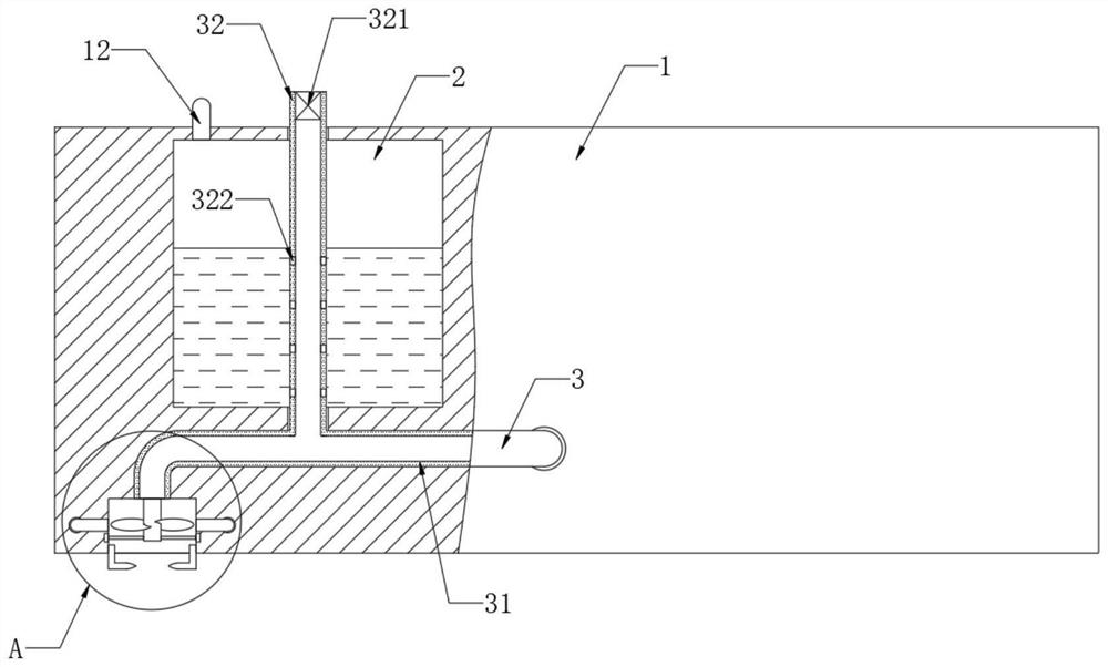 An energy-saving self-ventilating air conditioner internal unit