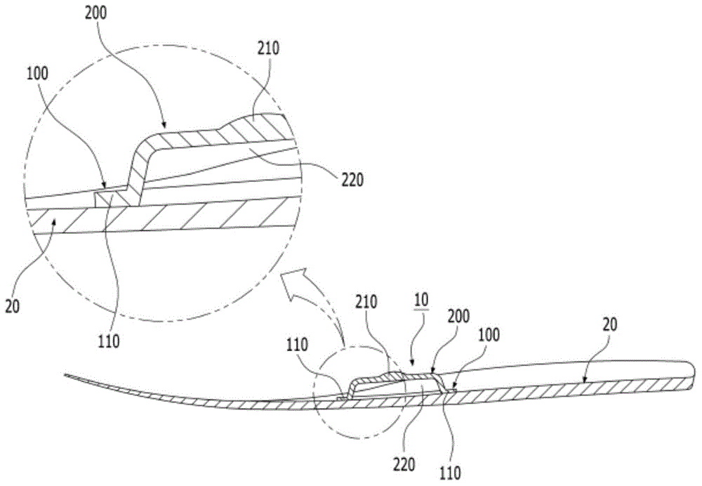 Buffer unit used for foot shiatsu