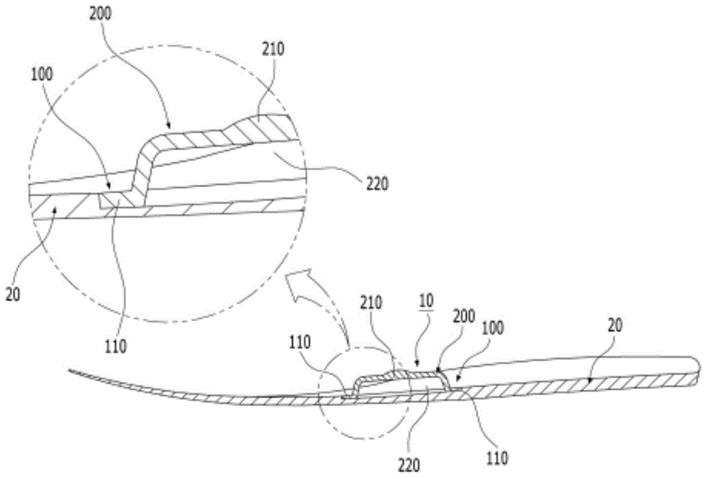 Buffer unit used for foot shiatsu