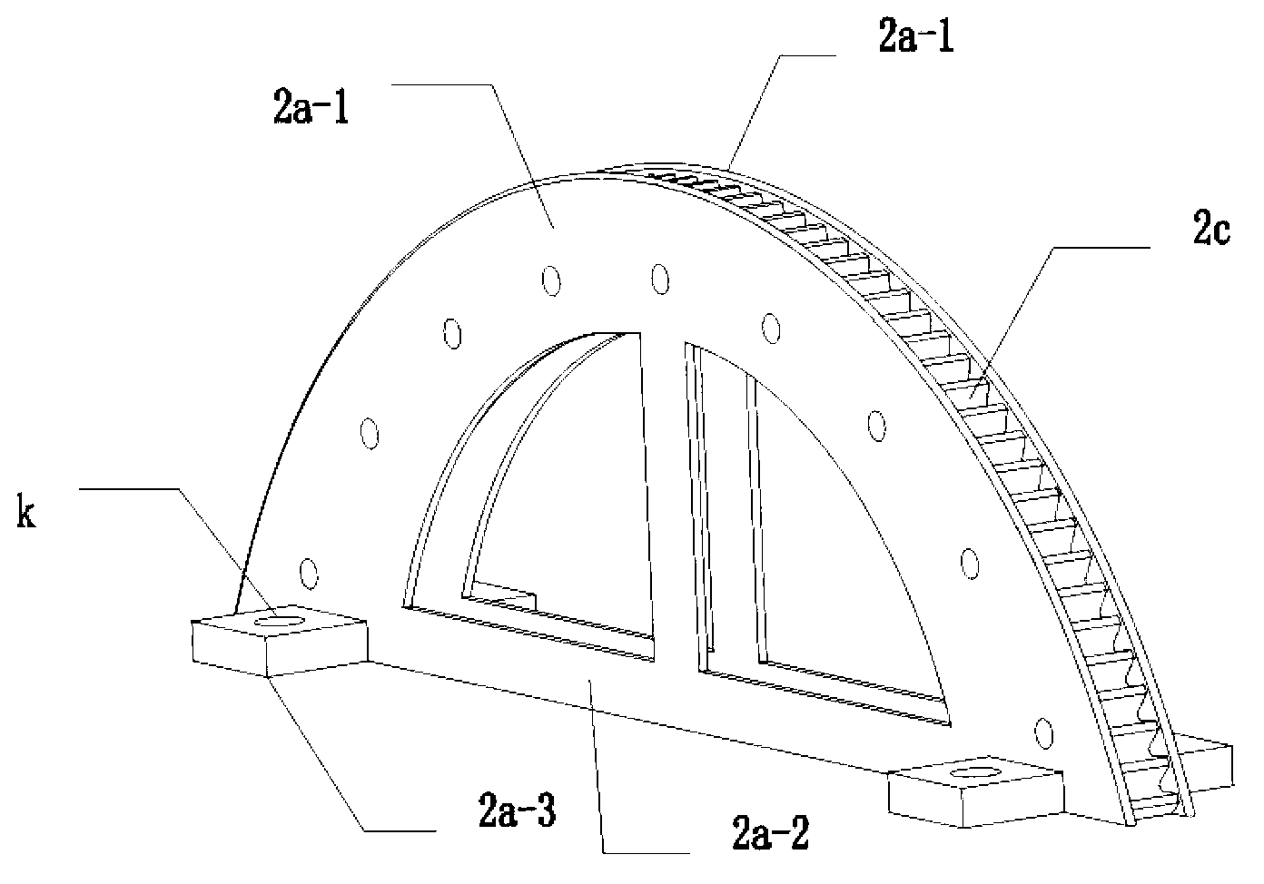 H-shaped steel turning device