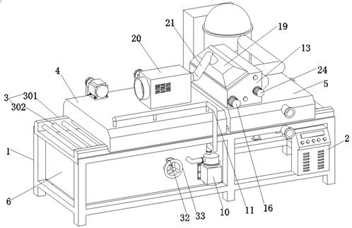 Glass cover plate flat plate cleaning equipment