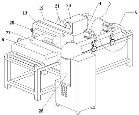 Glass cover plate flat plate cleaning equipment