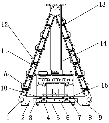 Convenient-to-move seedling-raising apparatus for anthurium andraeanum