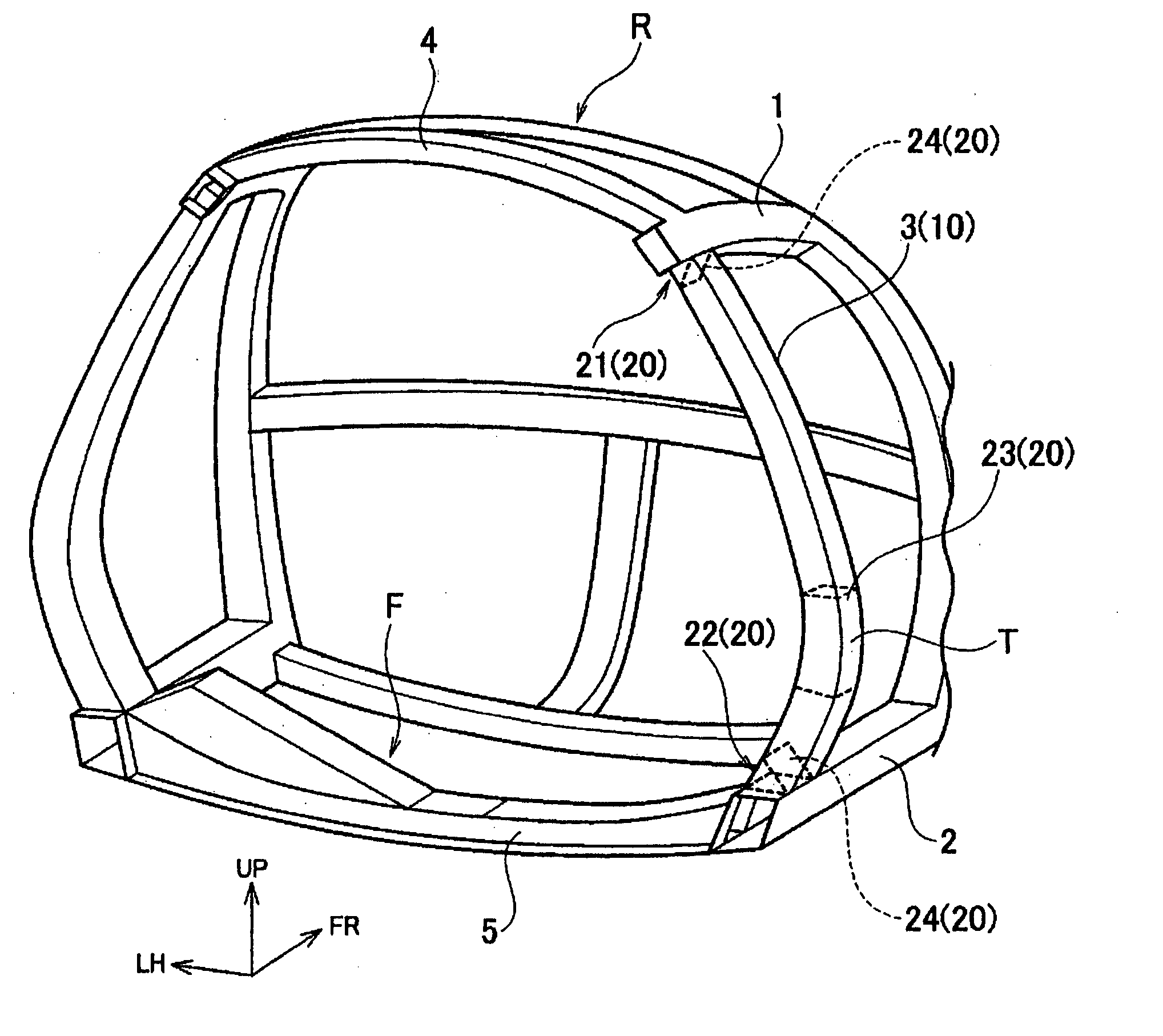 Vehicle body side structure