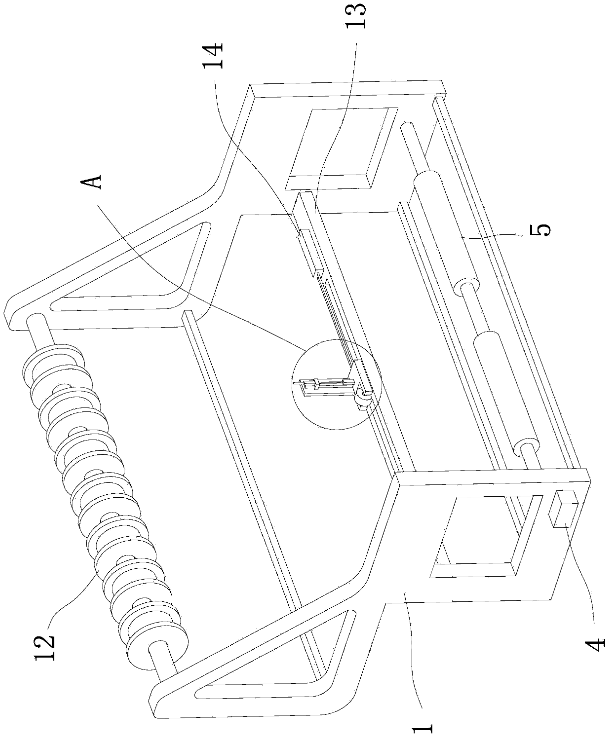 Warp knitting machine with improved structure