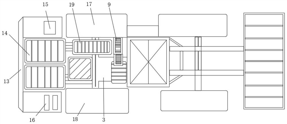 Pure electric driving system for loader and loader