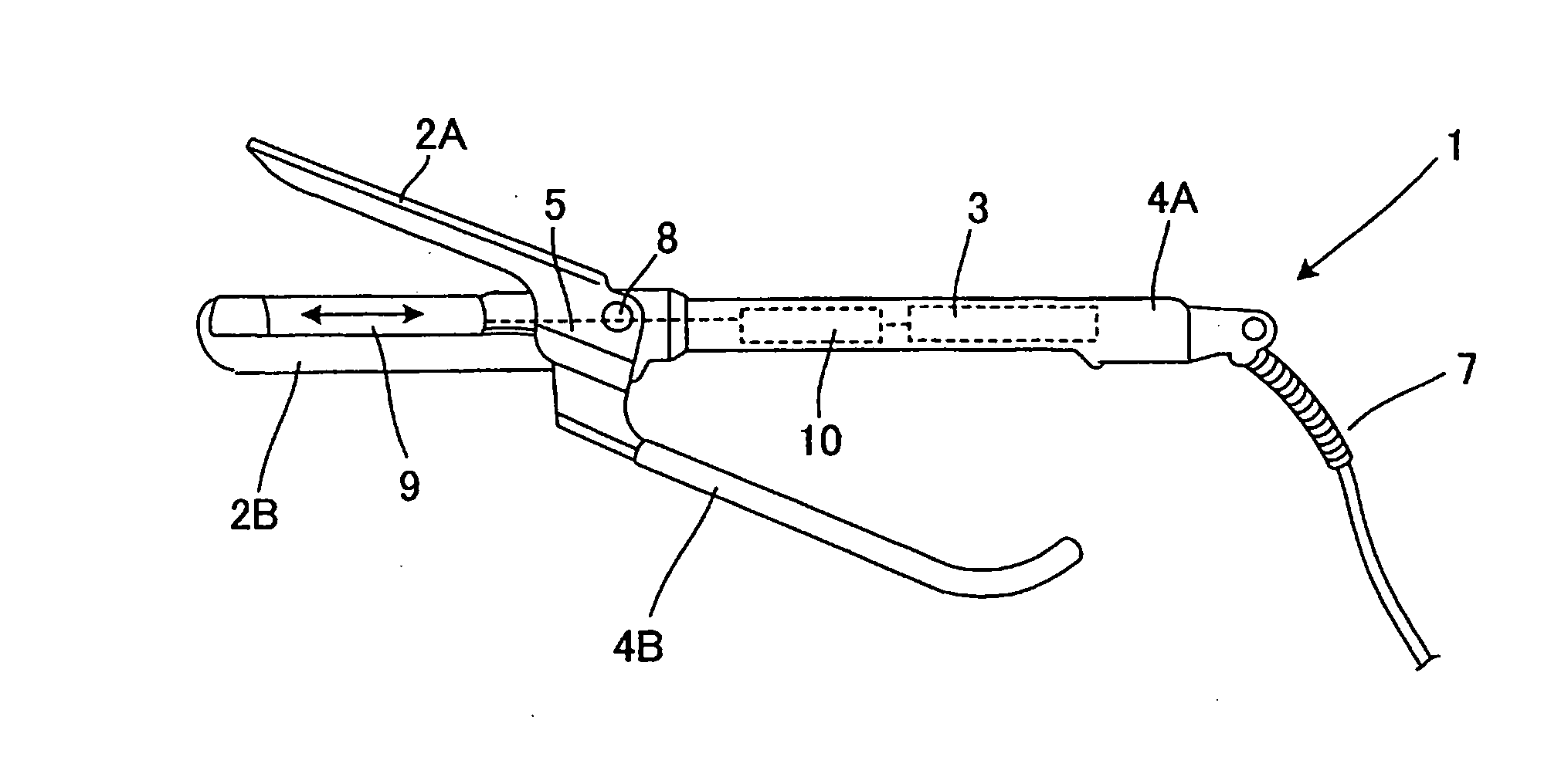 Device and method for styling hair