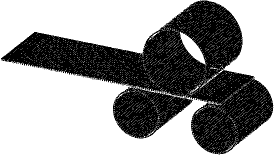 Method for selecting packing for roll bending of integral panel based on finite element analysis