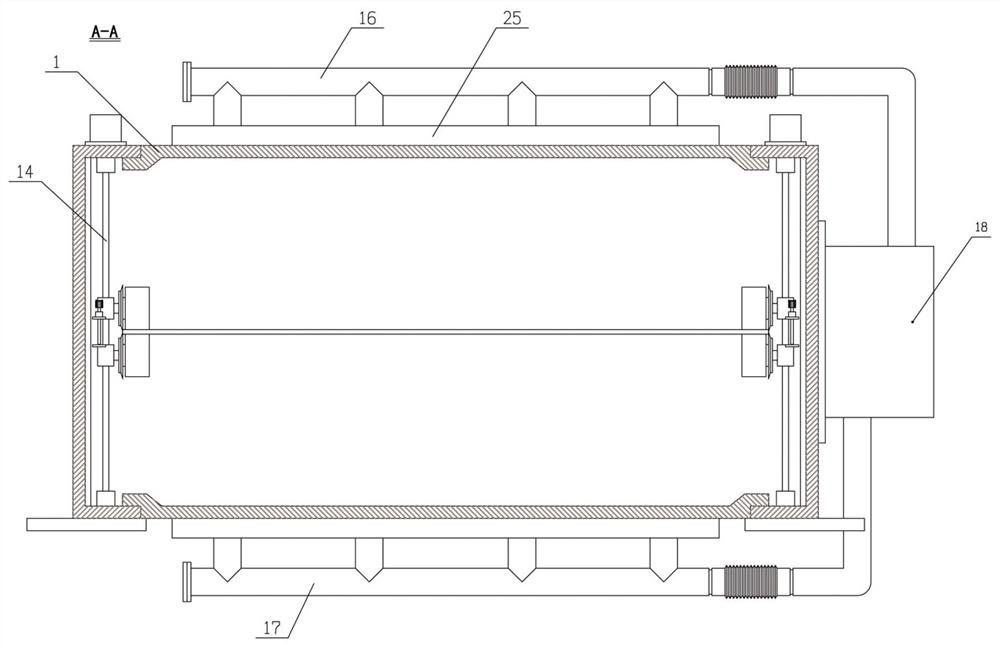 Heating, shaping, cutting and edge sealing device for papermaking mesh