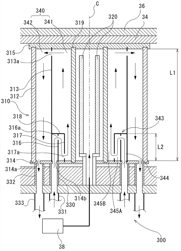 Apparatus for producing trichlorosilane