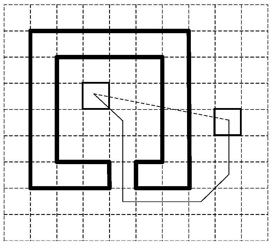 Grid model based PDR indoor positioning method and system