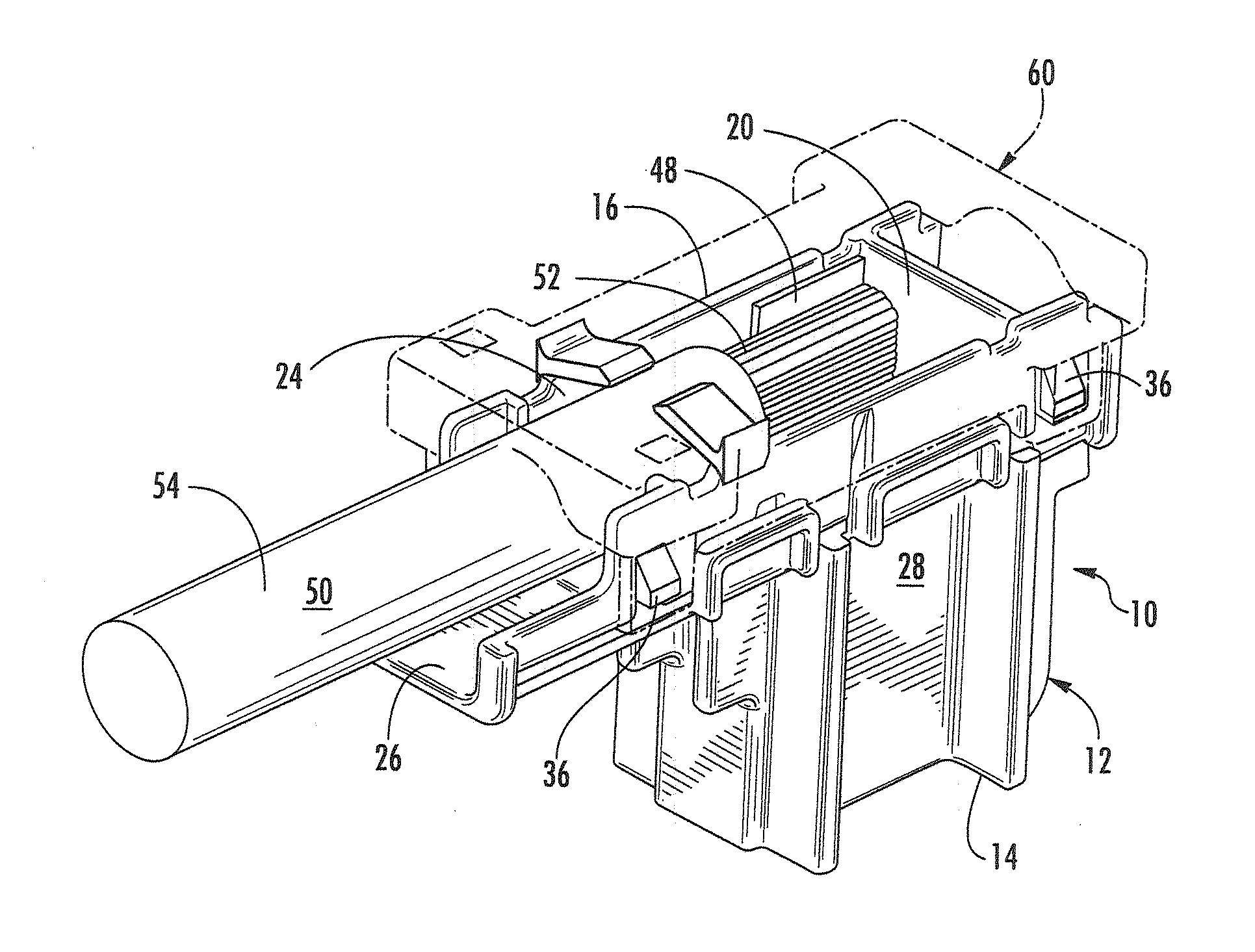 Variable wire strain relief connector